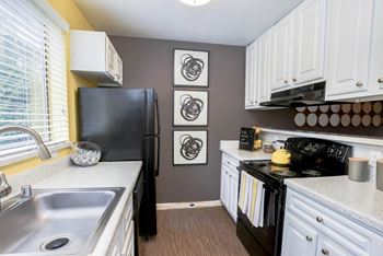Upscale stainless steel appliances